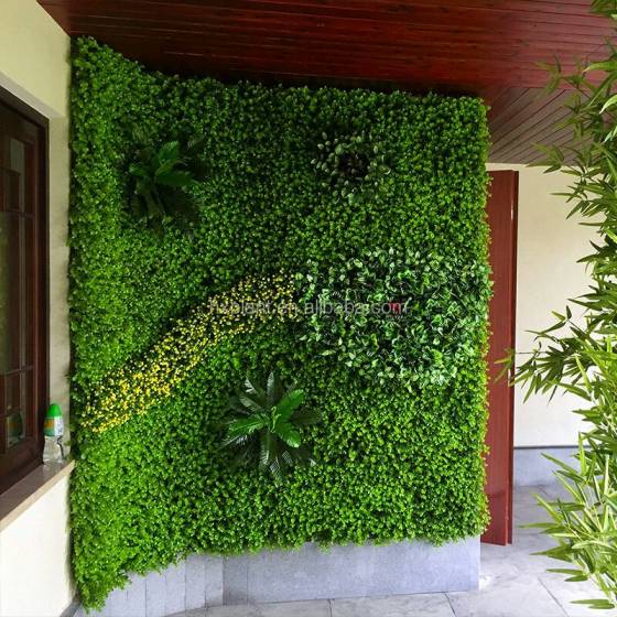 Artificial Plant Vertical Grass Sheets For Wall Decoration Materials